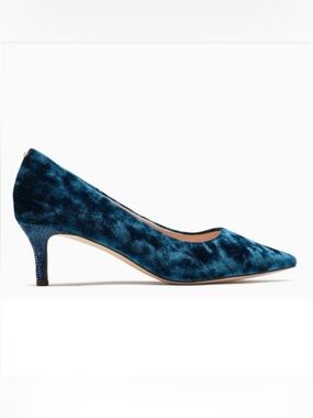 Kate Spade Velvet Blazer Blue Crystalline Pumps Style KA159    Size 7.5